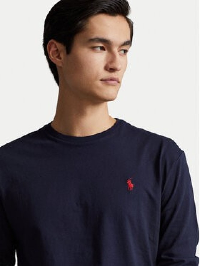 Polo Ralph Lauren Longsleeve Classics 710671468024 Granatowy Slim Fit