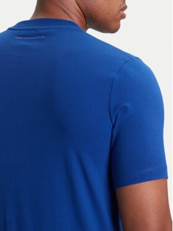 KARL LAGERFELD T-Shirt 755710 553224 Niebieski Slim Fit