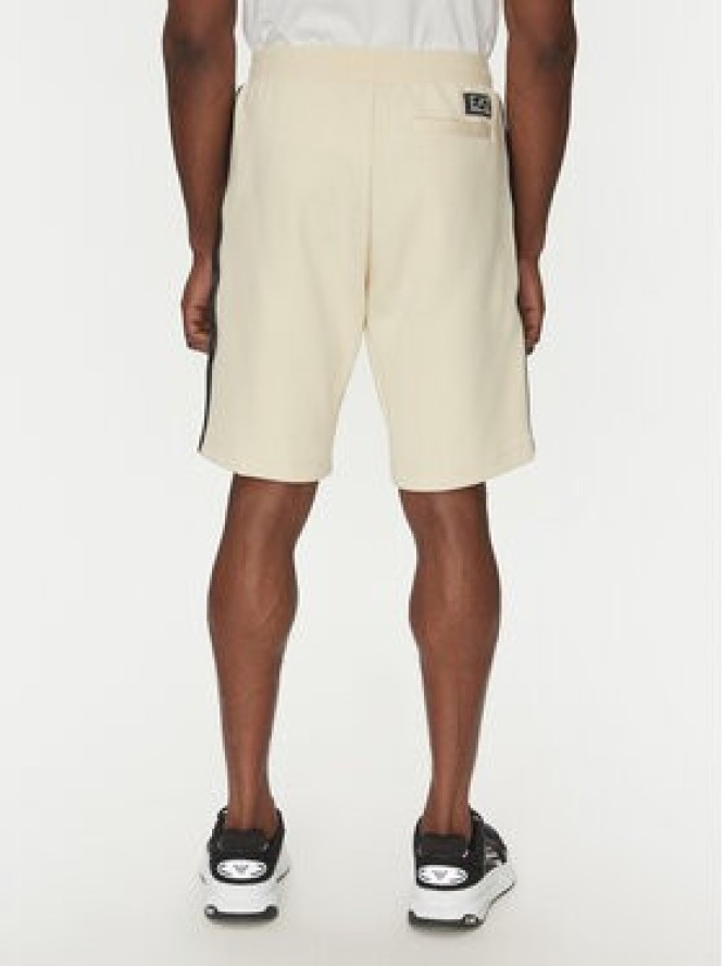 EA7 Emporio Armani Szorty sportowe 7M000544 AF12660 U1079 Écru Regular Fit