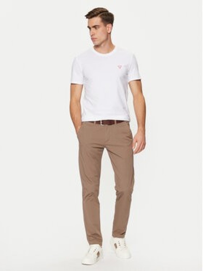 Guess T-Shirt M2YI24 J1314 Biały Slim Fit