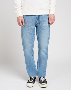 MESKIE SPODNIE LEE DAREN ZIP FLY SOLID BLUES 112350160