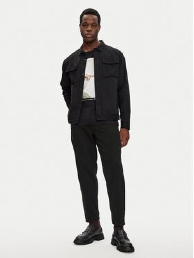 Brave Soul Kurtka przejściowa MJK-MORTIMERBLK Czarny Regular Fit