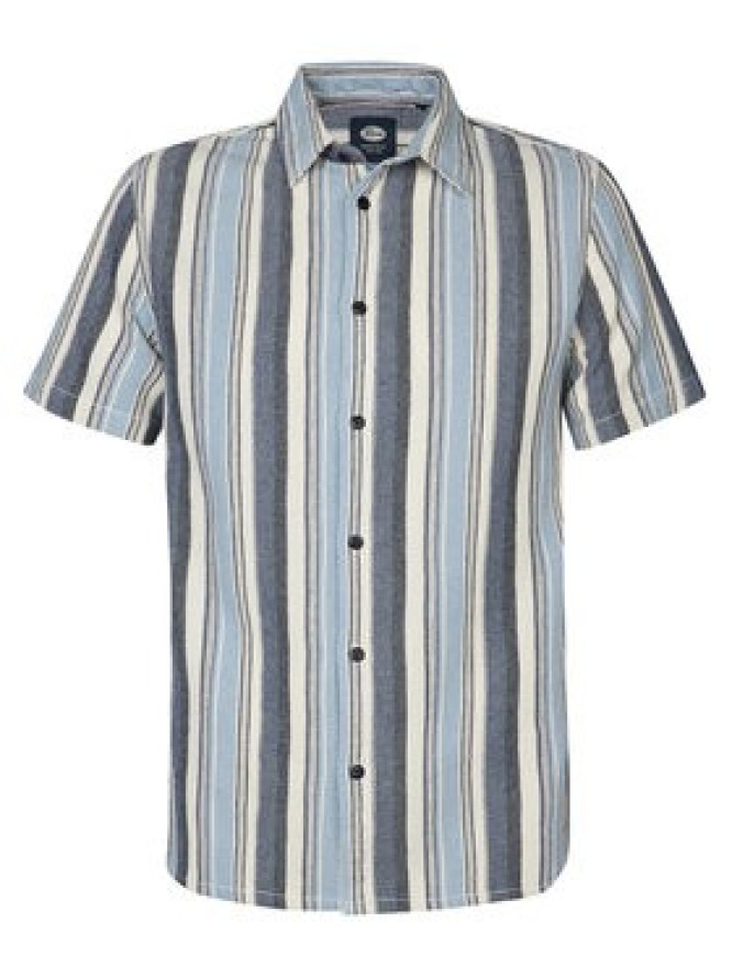 Petrol Industries Koszula M-1050-SIS442 Niebieski Regular Fit