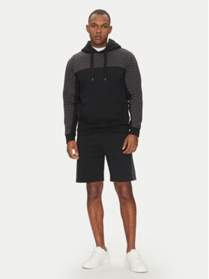 BOSS Bluza Luke 50540534 Czarny Regular Fit