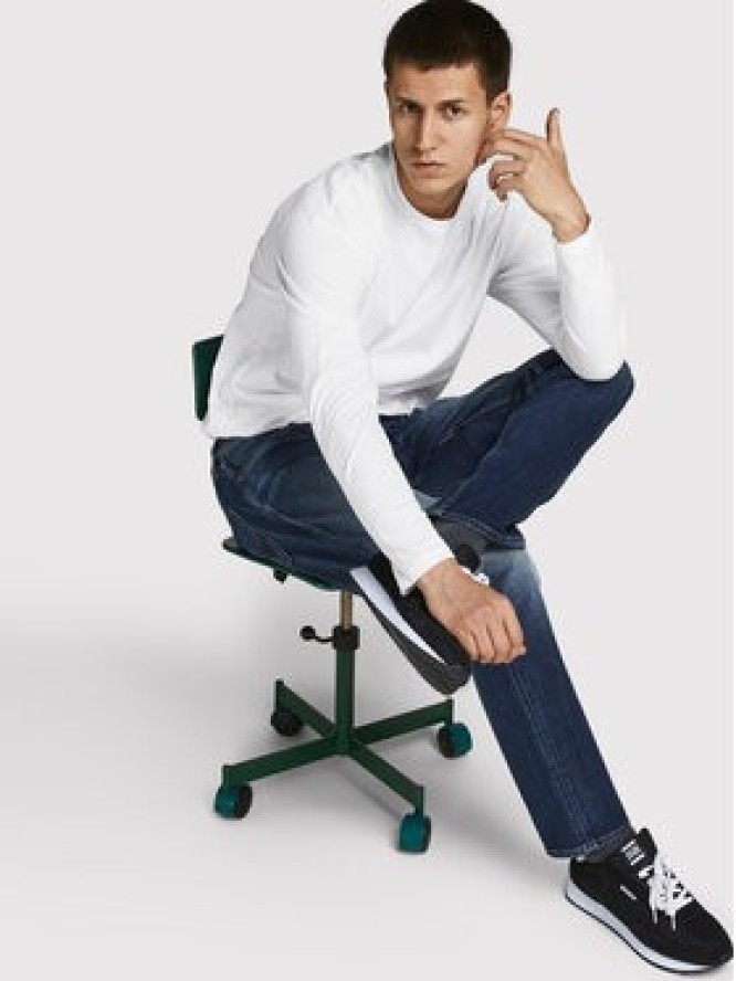 Jack & Jones Longsleeve Noa 12190128 Biały Loose Leg