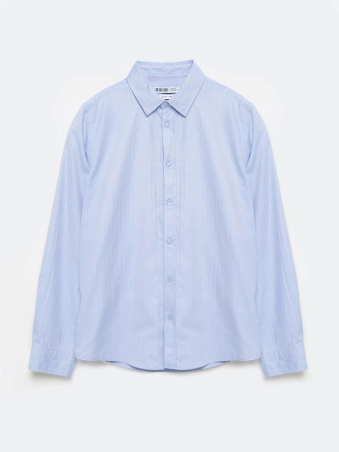 Koszula męska slim bawełniana błękitna Guberno 400