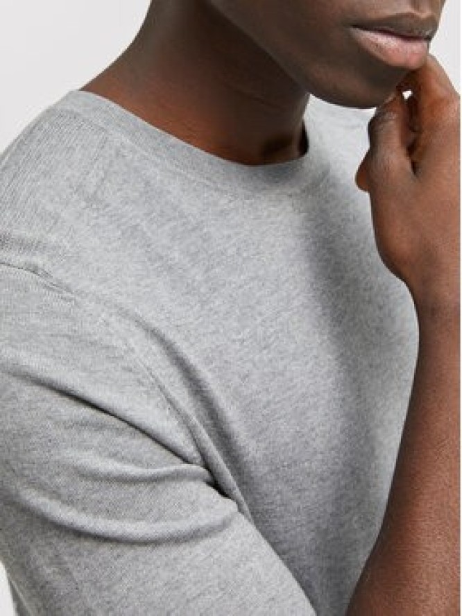 Selected Homme Sweter Berg 16074682 Szary Regular Fit