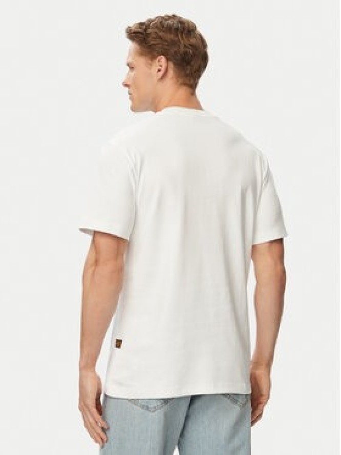 G-Star Raw T-Shirt 90s Logo D28921-D976 Biały Regular Fit
