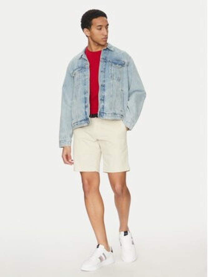 Tommy Hilfiger Szorty materiałowe Brooklyn MW0MW23563 Beżowy Regular Fit