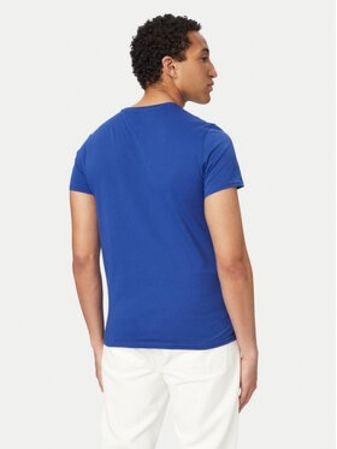 Tommy Jeans T-Shirt DM0DM04411 Niebieski Slim Fit