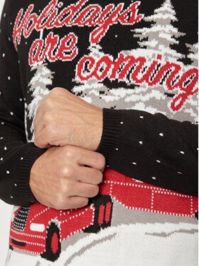 Only & Sons Sweter Xmas 22031176 Granatowy Regular Fit