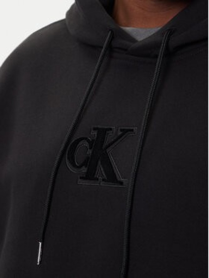 Calvin Klein Jeans Bluza LV04RD250G Czarny Regular Fit