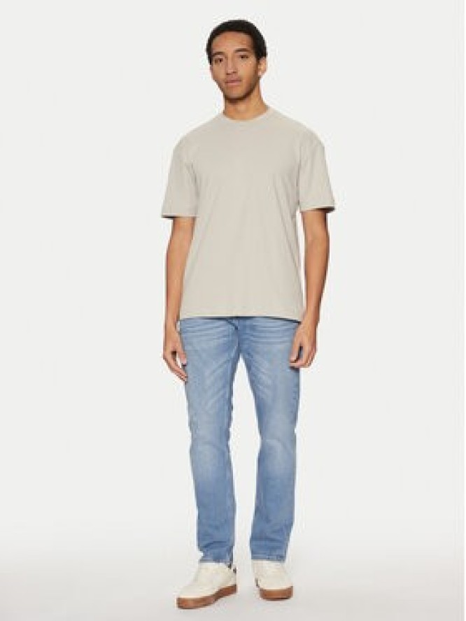 Calvin Klein T-Shirt K10K114167 Beżowy Slim Fit