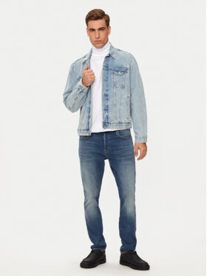 G-Star Raw Jeansy 3301 51001-8968-2965 Granatowy Slim Fit