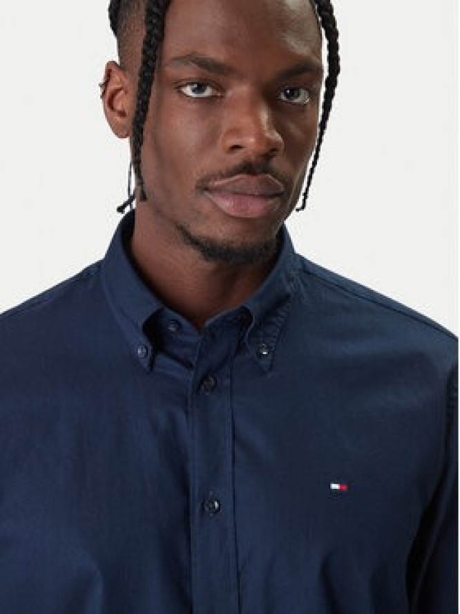 Tommy Hilfiger Koszula MW0MW40529 Granatowy Regular Fit