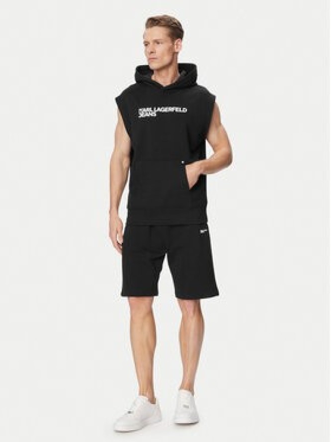 Karl Lagerfeld Jeans Szorty jeansowe B2M10148 Czarny Straight Leg