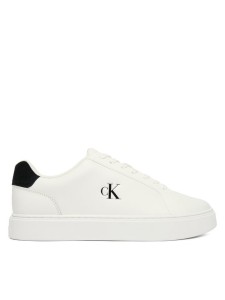 Calvin Klein Sneakersy Classic Cupsole Laceup Lth YM0YM01435 Biały