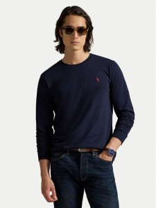 Polo Ralph Lauren Longsleeve Classics 710671468024 Granatowy Slim Fit