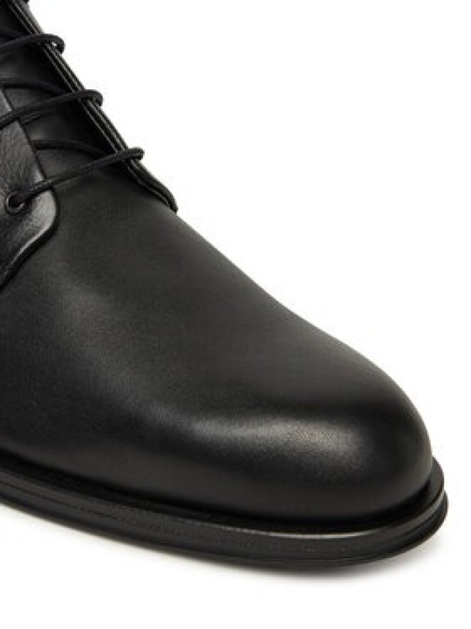 Tommy Hilfiger Trzewiki Corporate Hilfiger Lth Boot FM0FM05697 Czarny