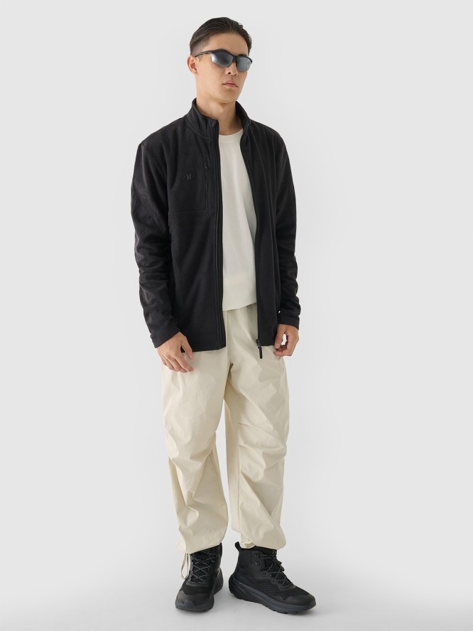 4F Polar ze stójką regular męski - czarny 3XL