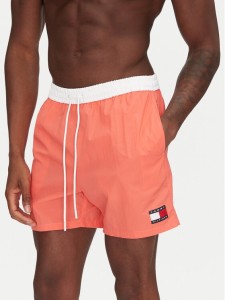 Tommy Hilfiger Szorty kąpielowe UM0UM03455 Różowy Slim Fit