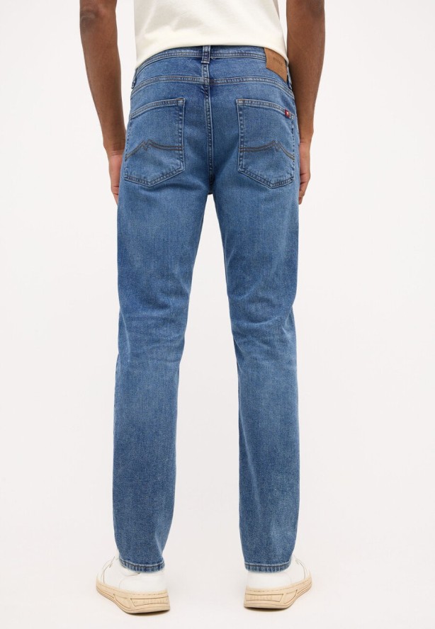 Męskie Spodnie Jeansowe MUSTANG Orlando Slim Denim Blue 1014860 5000 884
