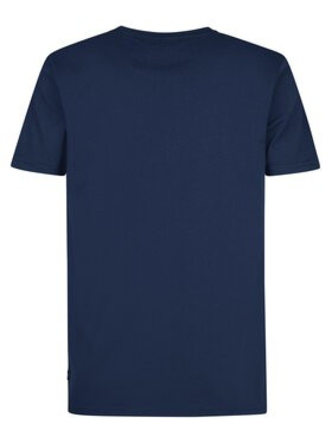 Petrol Industries T-Shirt M-1050-TSR127 Granatowy Regular Fit