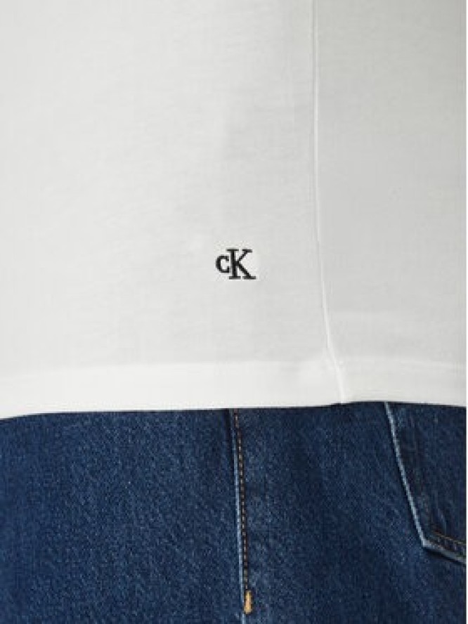 Calvin Klein Underwear Komplet t-shirtów LV00NB4186 Biały Slim Fit