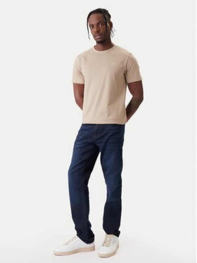 JOOP! Jeans T-Shirt 32Alphis 10011152 30045926 Beżowy Modern Fit