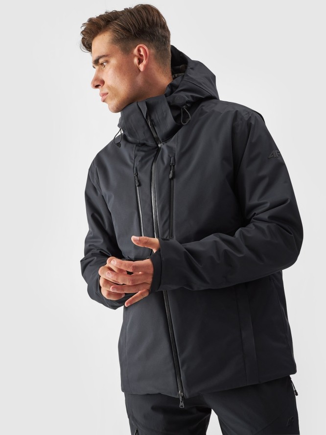 4F Kurtka narciarska membrana Dermizax 20000 męska - czarna 3XL