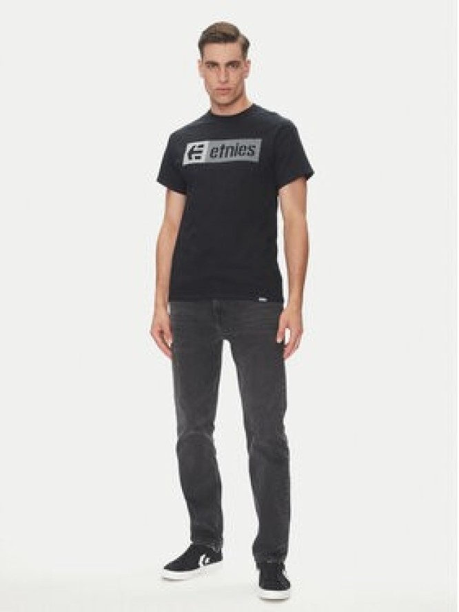 Etnies T-Shirt New Box 4130002282 Czarny Regular Fit
