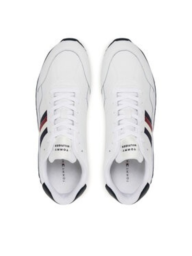 Tommy Hilfiger Sneakersy New Runner Eva Stripes FM0FM05637 Biały
