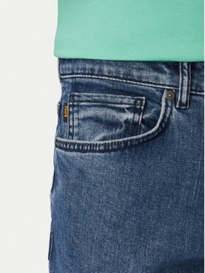 BOSS Jeansy 50559869 Granatowy Skinny Fit