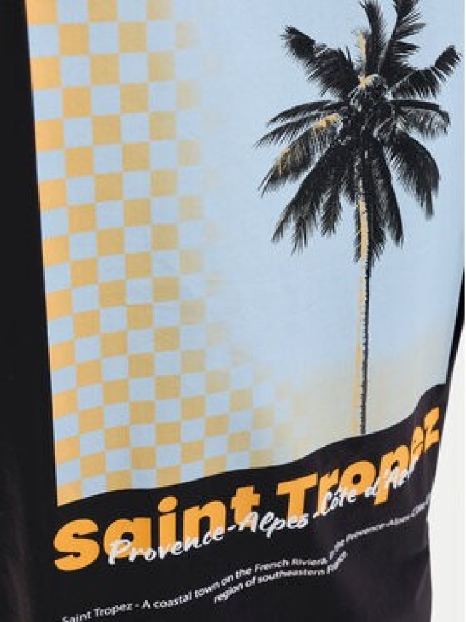 Jack & Jones T-Shirt City Photoprint 12288353 Czarny Regular Fit