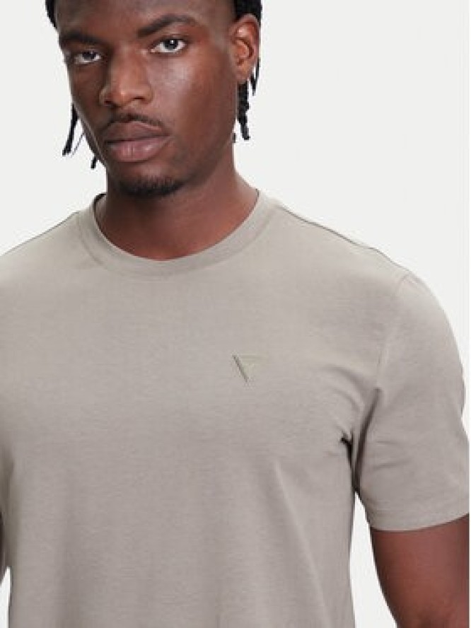 Guess T-Shirt Z2YI12 JR06K Zielony Regular Fit