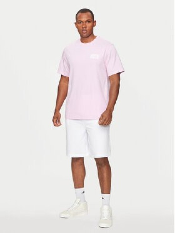 Converse T-Shirt M Cons Tee 10021134-A26 Fioletowy Regular Fit