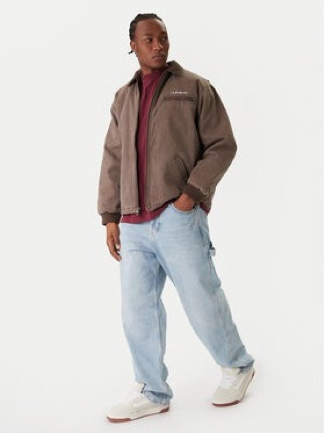 Quiksilver Kurtka jeansowa Shaper Pad EQYJK04174 Brązowy Regular Fit