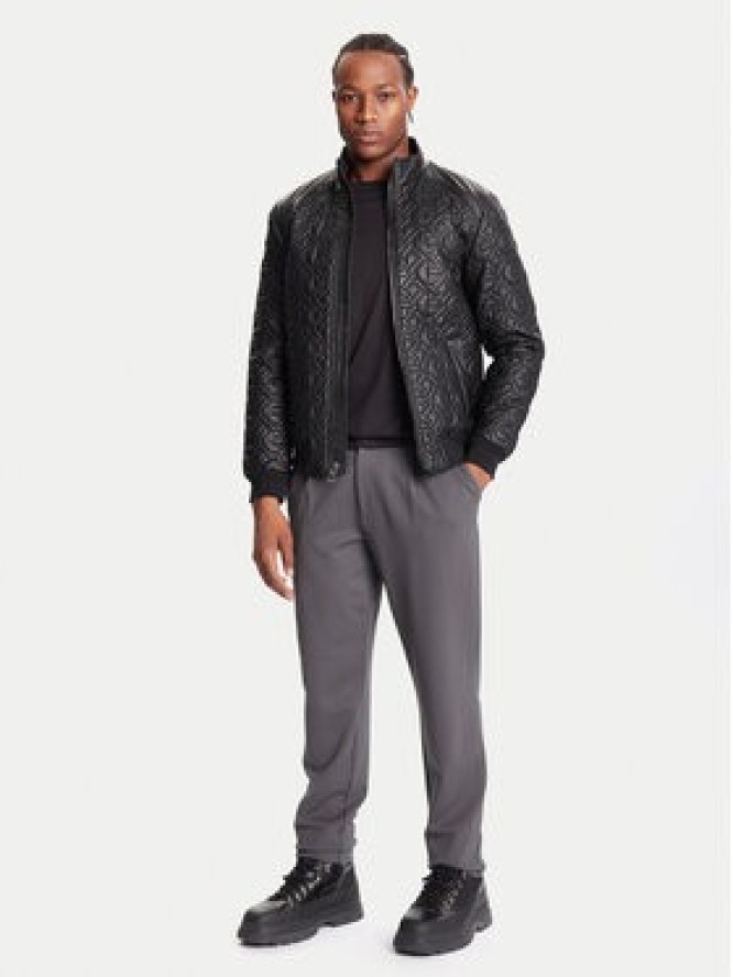 Guess Kurtka z imitacji skóry M5BL2E W1050 Czarny Regular Fit