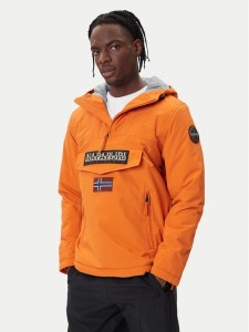 Napapijri Kurtka anorak Rainforest Pocket 2 NP0A4GMD Pomarańczowy Regular Fit