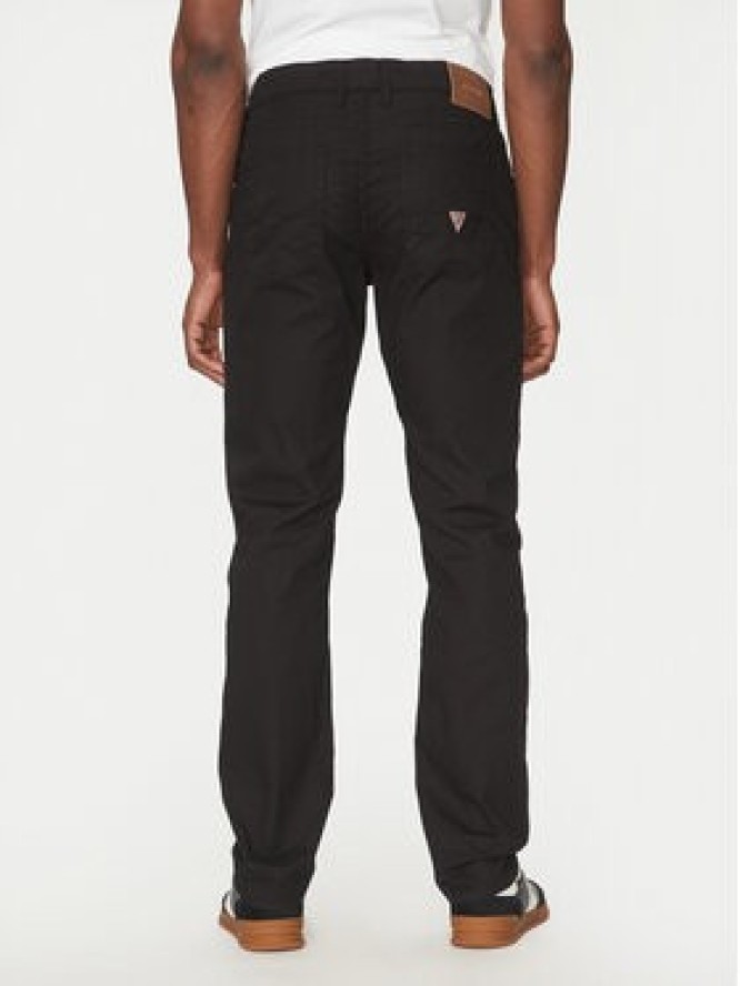 Guess Spodnie materiałowe M5RAS2 WGXW1 Czarny Slim Fit