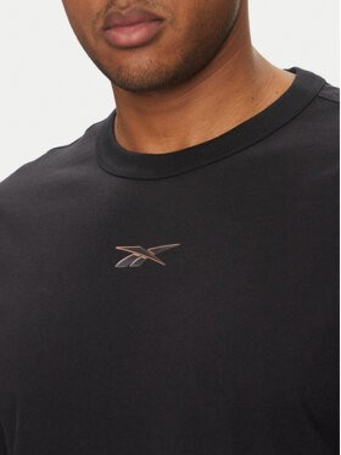 Reebok T-Shirt 100214893 Czarny Regular Fit