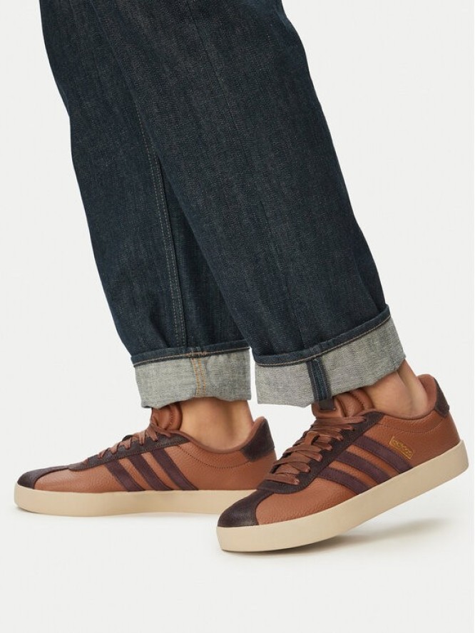 adidas Sneakersy Vl Court 3.0 Shoes KI2116 Brązowy
