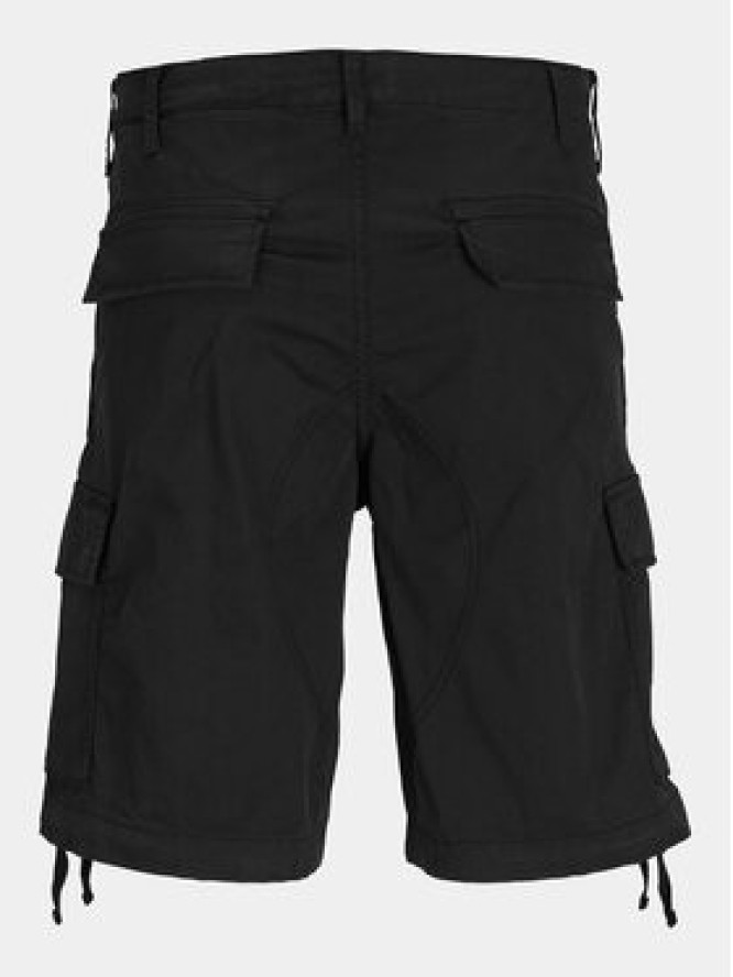 Jack & Jones Szorty materiałowe Cole 12253122 Czarny Loose Fit