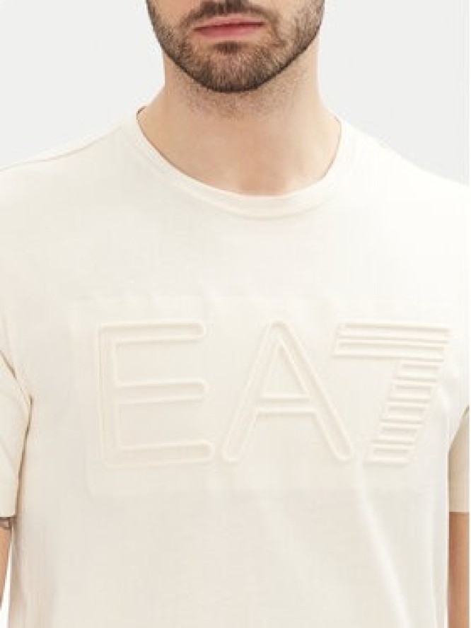EA7 Emporio Armani T-Shirt 7M000149 AF14772 U1079 Écru Regular Fit