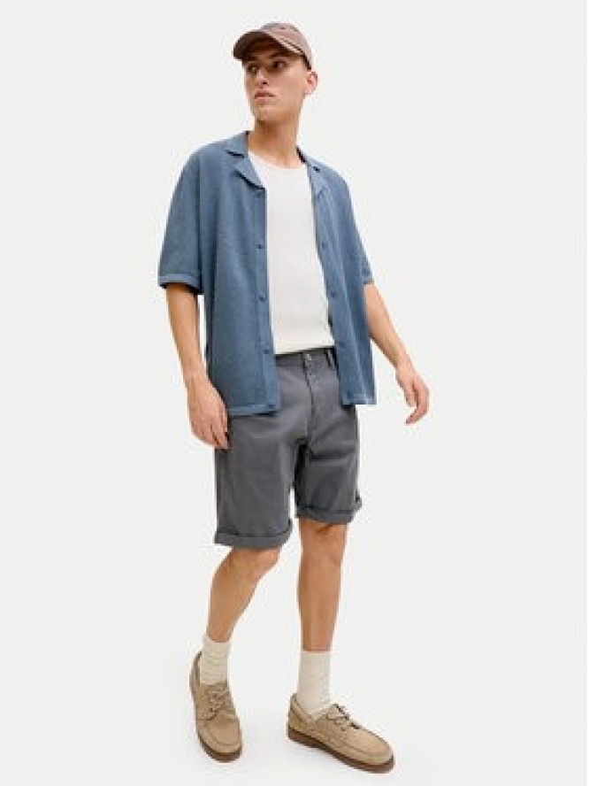 Jack & Jones Szorty jeansowe Rick 12288485 Szary Regular Fit