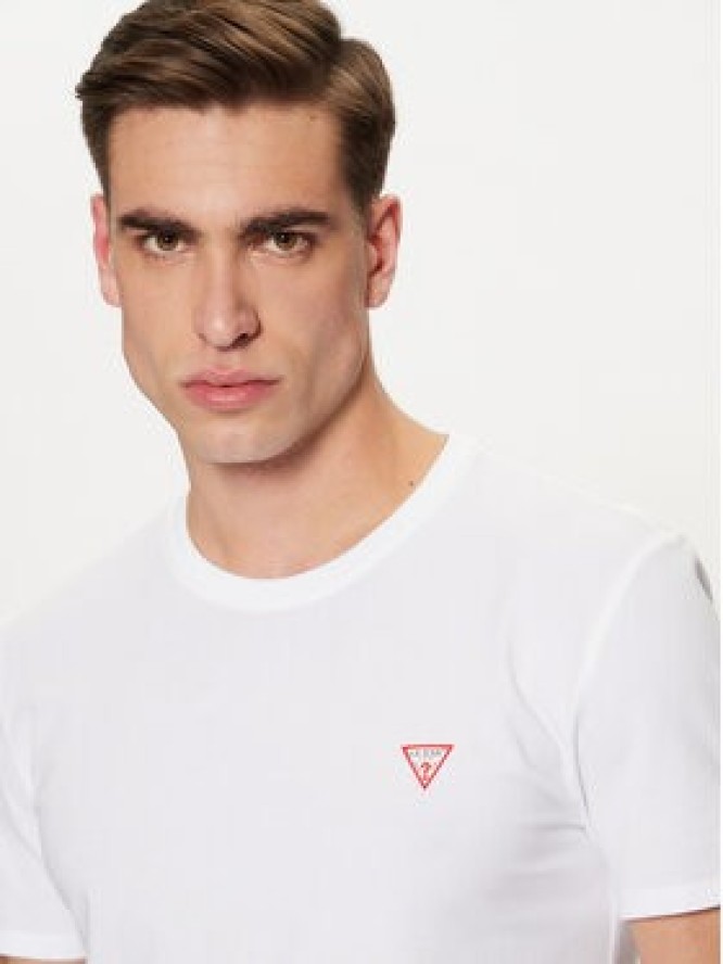 Guess T-Shirt M2YI24 J1314 Biały Slim Fit