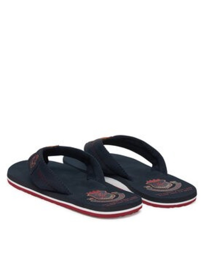 Tommy Hilfiger Japonki Patch Hilfiger Beach Sandal FM0FM05804 Granatowy