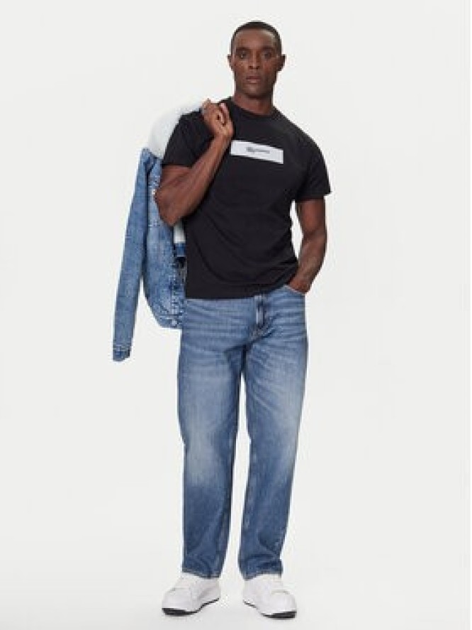Karl Lagerfeld Jeans T-Shirt A4M17019 Czarny Slim Fit