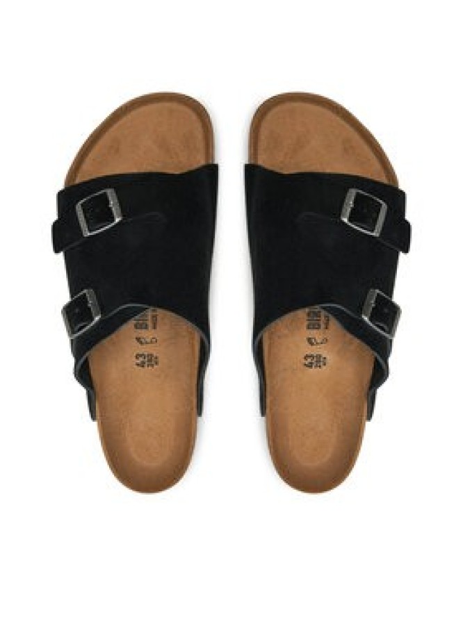 Birkenstock Klapki Zürich 1025045 Czarny