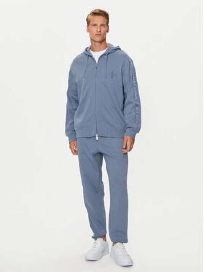 Armani Exchange Bluza 6DZMLC ZJNNZ 15DU Niebieski Regular Fit